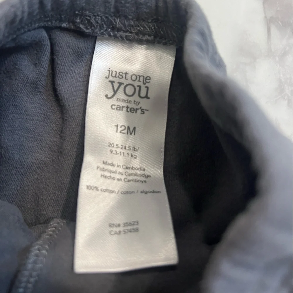 Carter's Dark Gray Kids Joggers